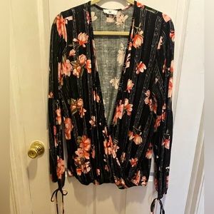 Floral Amelia James long sleeved blouse